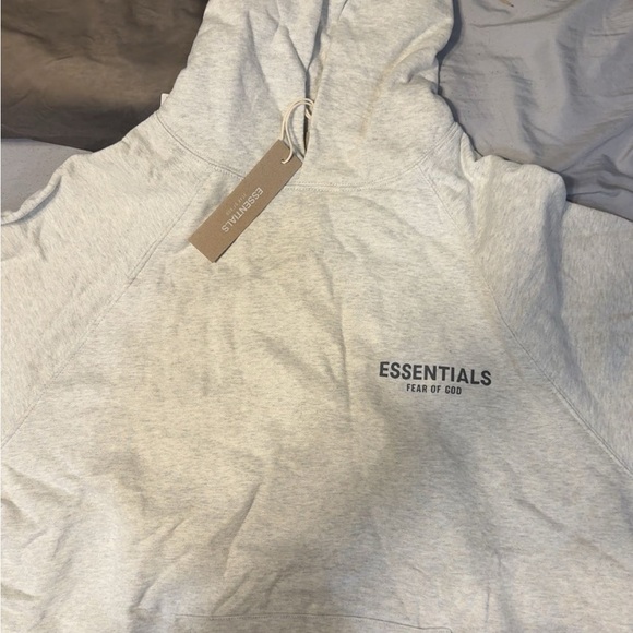 Fear of God Essentials Gray Hoodie